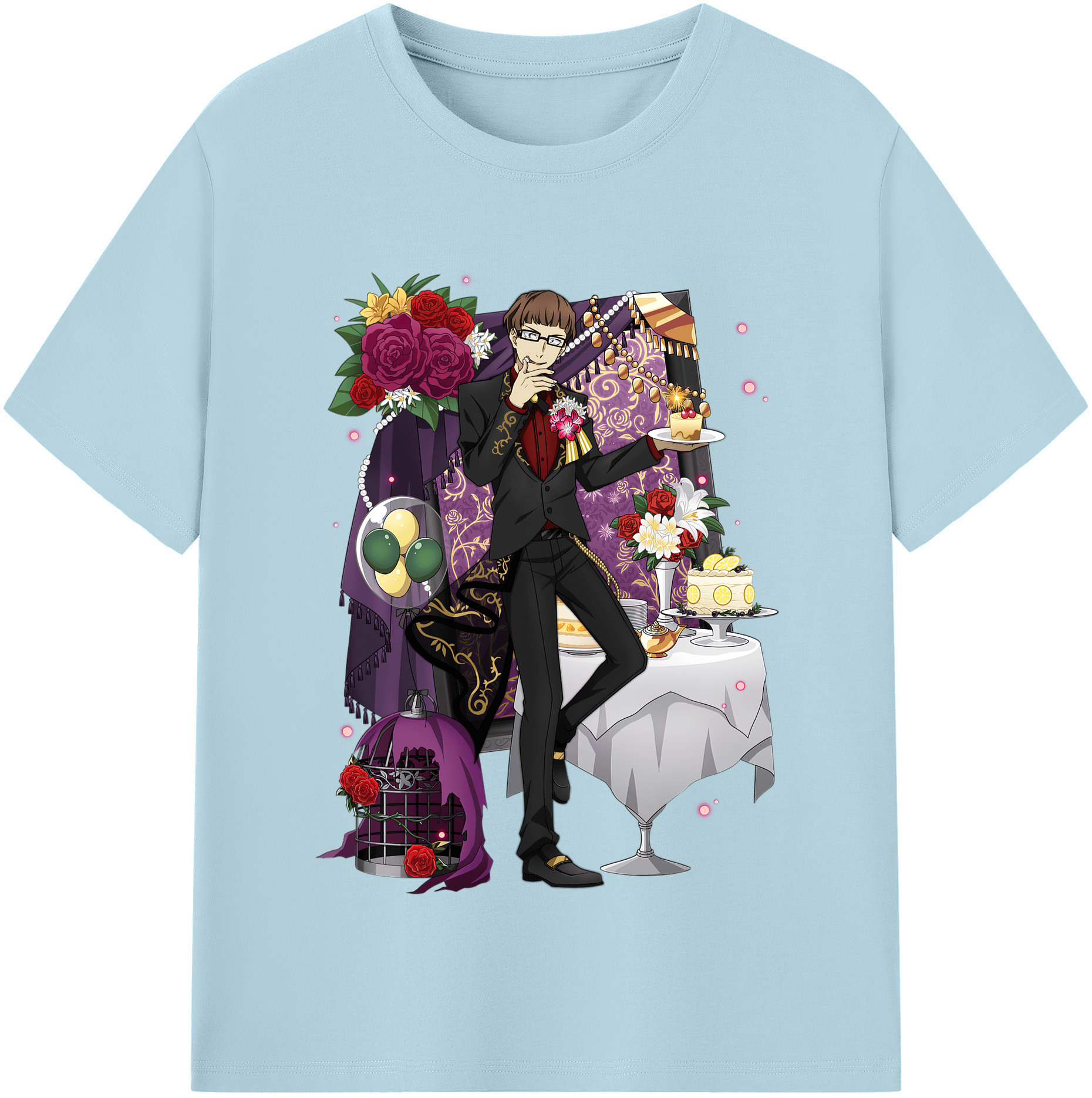 （画像用） 文豪ストレイドッグス Bungo Stray Dogs 綿100％半袖Tシャツ（フロントプリント）